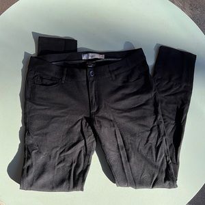 Paige Peg Super Skinny Stretch Denim Black Pants Size 29